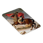 Napoleon Crossing the Alps, c.1800 (キャンバス上の油) マグネット (右側)