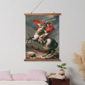 Napoleon Crossing the Alps Neoclassical Painting 吊り下げ型タペストリー (寝室)