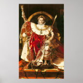 Napoleon I  on the Imperial Throne, 1806 ポスター (正面)