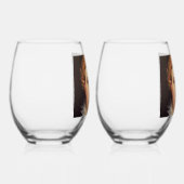 Napoleon Laurel-Wreath Crowned Hero     ステムなしワイングラス (右)