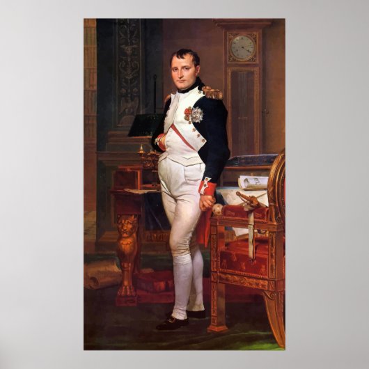 Napoleon Posing In His Study ポスター (正面)