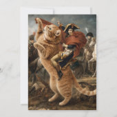 Napoleon Riding Giant Battle Cat                   招待状 (裏面)