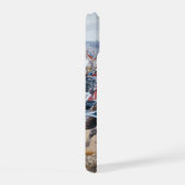 Napoleonic battle scene painting Leipzig  iPhone 15ケース (右側面)