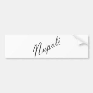 napoli バンパーステッカー