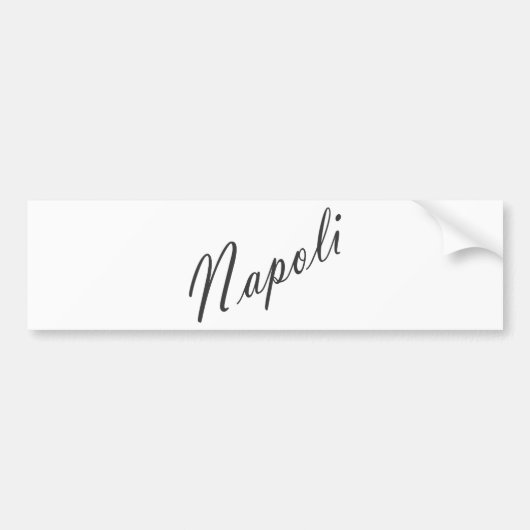 napoli バンパーステッカー (正面)
