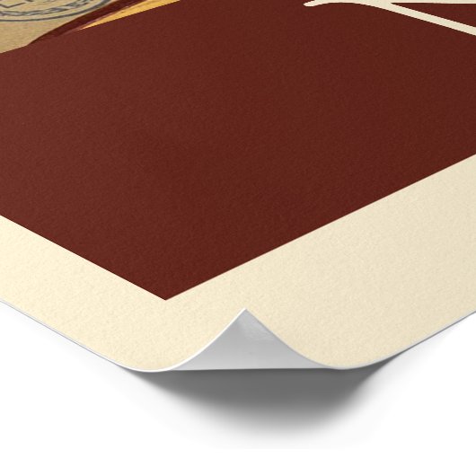 Napoli Vintage Travel  ポスター (角)