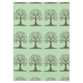 🌳 Nappe de Table Arbre de Vie Vert Pâle et Nature テーブルクロス (正面)