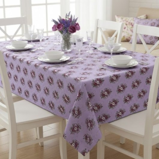 Nappe de Table Bouquet de Violettes テーブルクロス