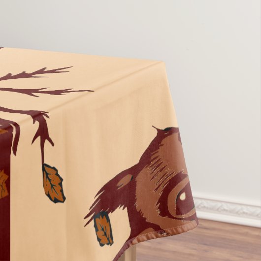 🐿️ Nappe de Table Écureuil d'Automne テーブルクロス (インサイチュ)
