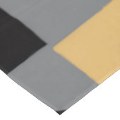 Nappe Géométrique Noire, Grise et Or テーブルクロス (アングル)