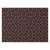 Nappe Jimette Design rose orange noir テーブルクロス (正面(横))