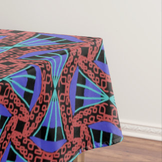 Nappe Jimette Design rouge bleu et noir テーブルクロス