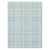 Nappe lignes et carreaux bleus et jaunes テーブルクロス (正面)