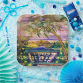 Napping in Key West Fun and Casual ペーパープレート (パーティー)