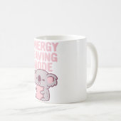 Napping Koalaおもしろい Bear Energy救's Mode コーヒーマグカップ (正面右)