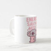 Napping Koalaおもしろい Bear Energy救's Mode コーヒーマグカップ (正面左)