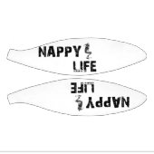 Nappy Lifeミニバスケットボール（ブラックロゴ付き） ミニバスケットボール (パネル)