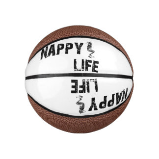 Nappy Lifeミニバスケットボール(ブラックロゴ付き) ミニバスケットボール