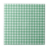Nappy Mint Green Gingham タイル (正面)