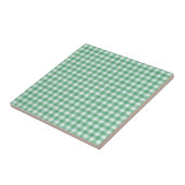 Nappy Mint Green Gingham タイル (側面)