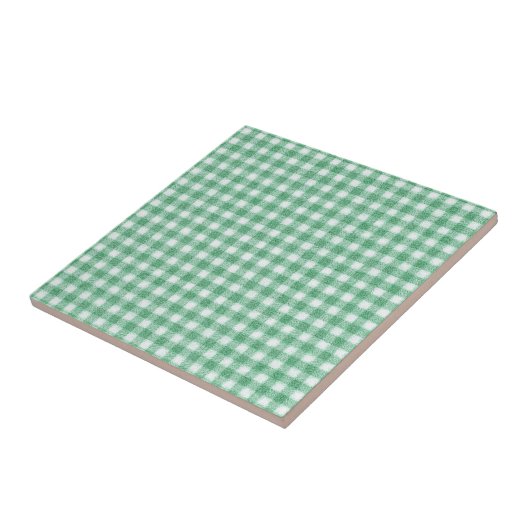 Nappy Mint Green Gingham タイル (側面)