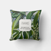  Naps Not Guaranteed Tropical Personalized クッション (裏面)