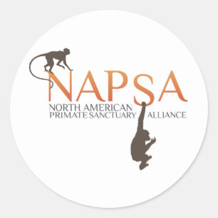 NAPSAのステッカー ラウンドシール
