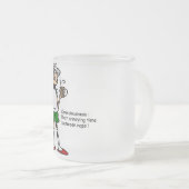 NaptimeのTシャツおよびギフトのGus フロストグラスマグカップ (正面右)