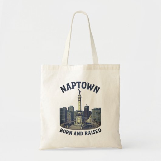 NaptownとRaise、モニュメントサークル トートバッグ (正面)