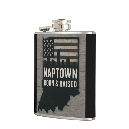 Naptown Born and Raised Flask フラスク (左)