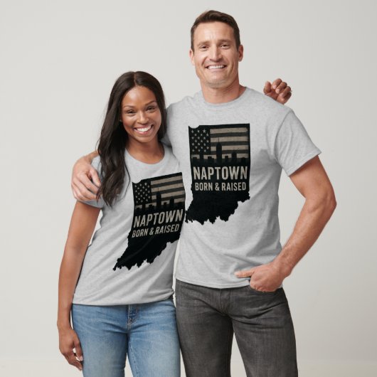 Naptown Indiana Born and Raised Tee Tシャツ (ユニセックス)
