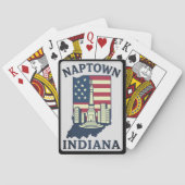 Naptown Indiana Monument Circle トランプ (裏面)