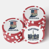 Naptown Indiana Monument Circle Poker Chip ポーカーチップ (積み重ね)