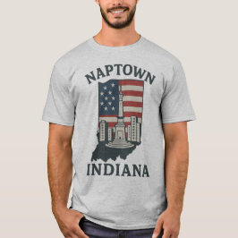 Naptown Indiana Monument Circle Tee Tシャツ