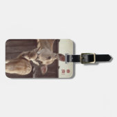 Nara, Japan - Sika Deer - Mother & Fawn ラゲッジタグ (正面横)