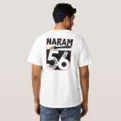NARAM56人のTシャツ Tシャツ (裏面フル)