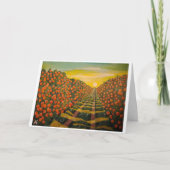 Naranjas de Valencia絵を描's by Alfredキツネ カード (正面)