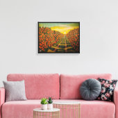 Naranjas de Valencia絵を描's by Alfredキツネ キャンバスプリント (インサイチュ (リビング))