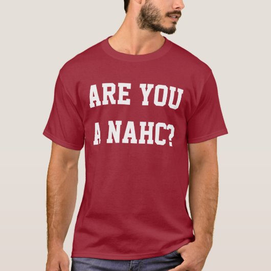 Narc Nahcおもしろいなボストンのアクセントあります Tシャツ (正面)