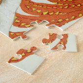 「Narcisseのbacchanteのためのデザインを着せて下さい ジグソーパズル (側面)