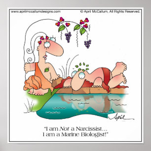 NARCISSISTプリントバイエイプリル・マッカラム ポスター