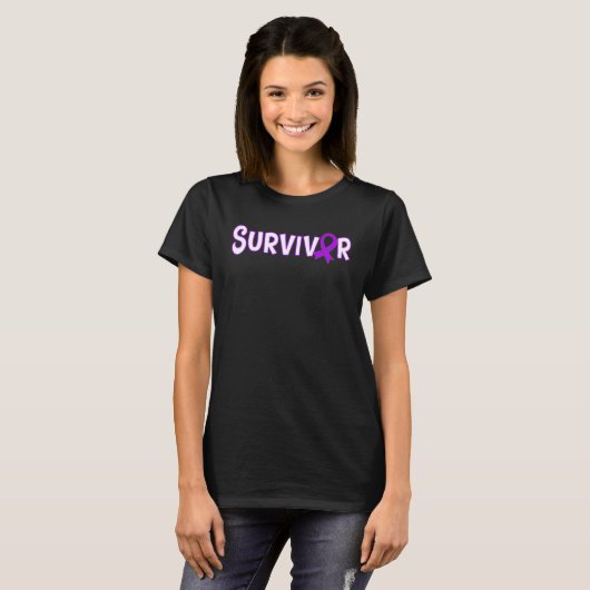Narcissistic Abuse Survivor Domestic Violence Awar Tシャツ (正面フル)