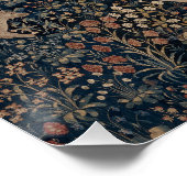 Narcissus at the Well, Medieval Tapestry ポスター (コーナー)