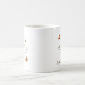 Narcissus Birth Month Flower コーヒーマグカップ (中央)