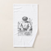 Narcissus Myth Minimalist Line Art Beach Towel バスタオルセット (ハンドタオル)