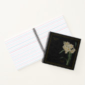 Narcissus tazetta or Chinese sacred Lily Black ノートブック (内部)