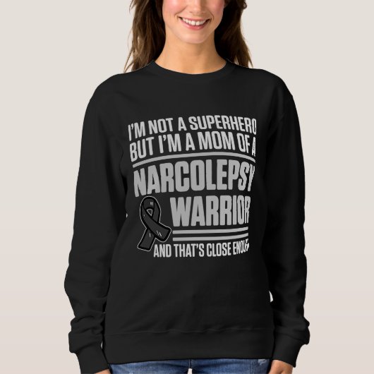 Narcolepsy Awareness Hero Narcoleptic Warrior Surv スウェットシャツ (正面)