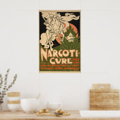 Narcoti Cure - 禁煙 - ビンテージポスター ポスター (キッチン)