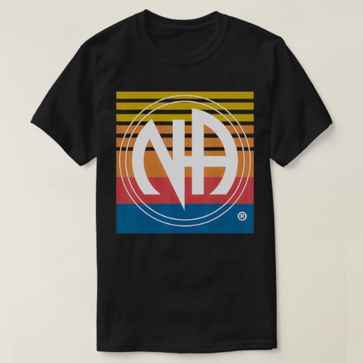 Narcotics Anonymous Vintage Logo 12 Step Recovery Tシャツ (デザイン正面)