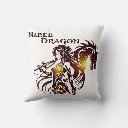 Naree Dragon Pillow クッション (裏面)
